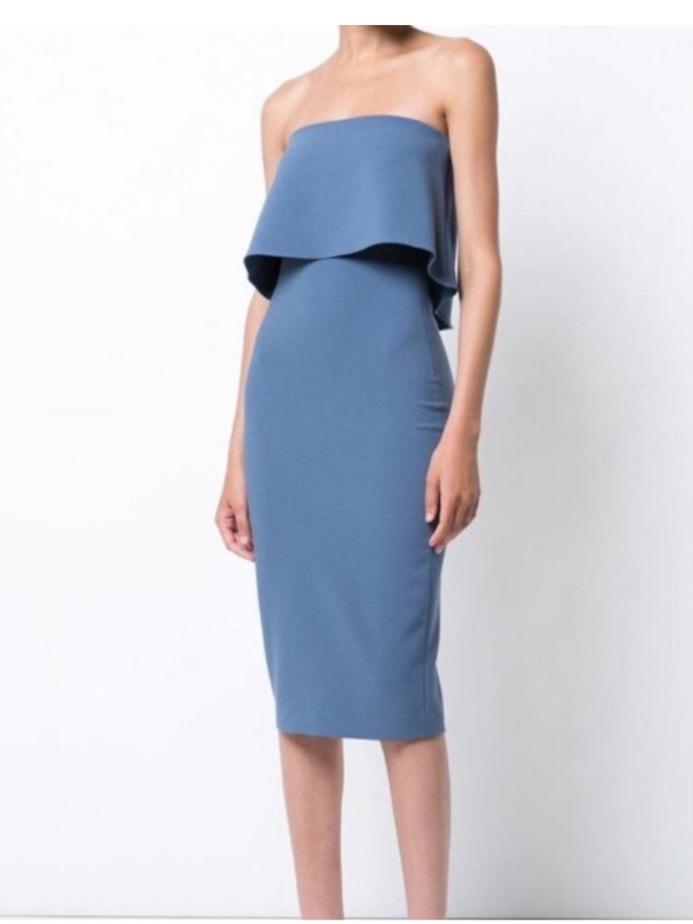 Likely Driggs Slate Blue Midi Dress size 2